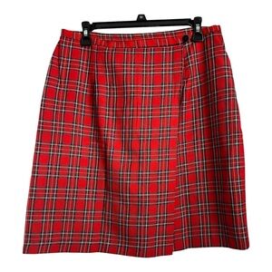 Vintage Tracy Evans Plaid Skirt